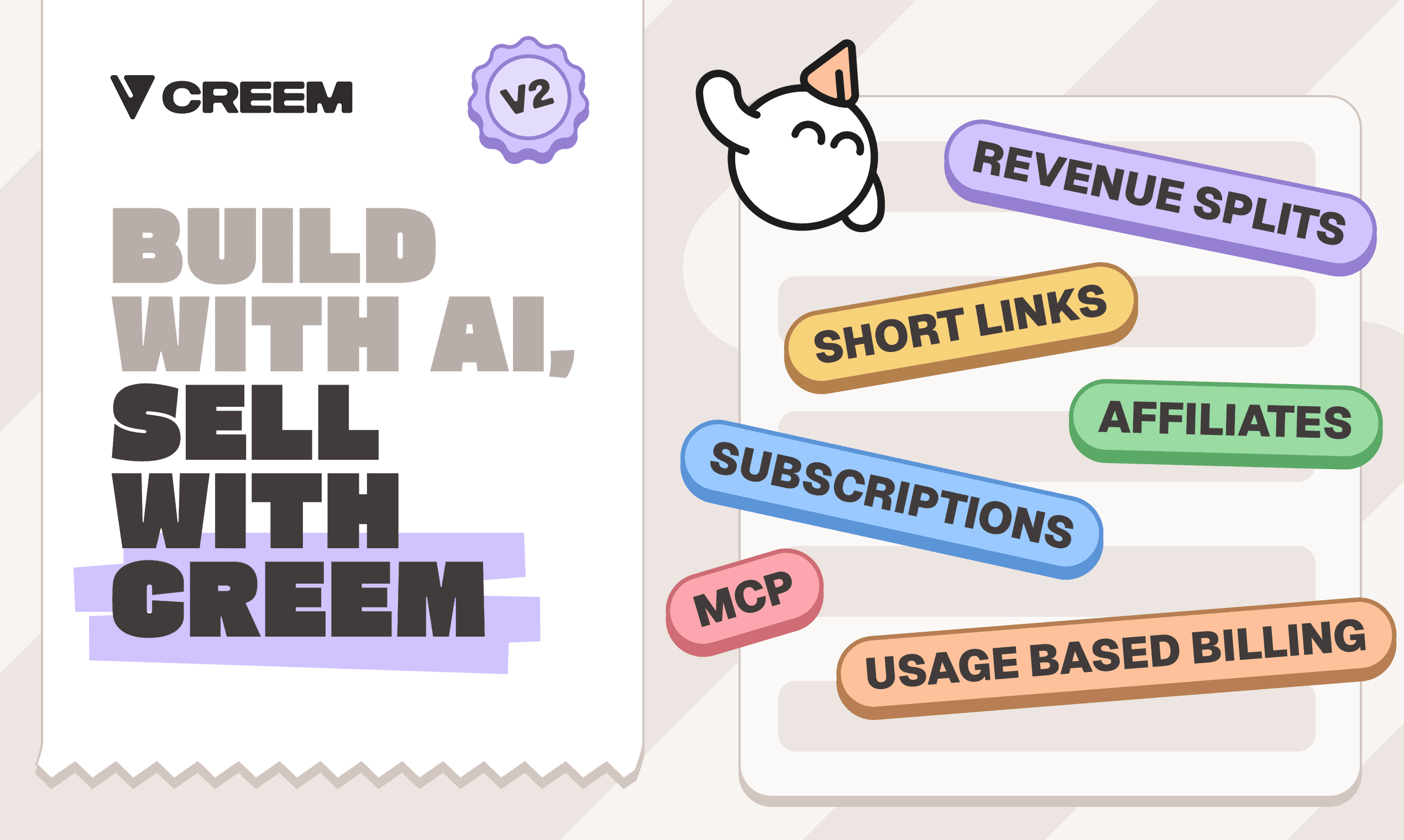 Creem 2.0: The Money Platform for the AI Building Era