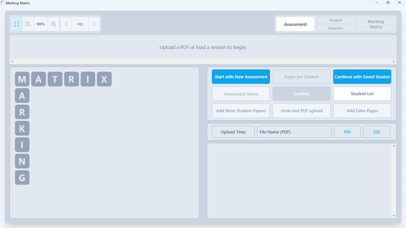 Marking Matrix - Month Pass