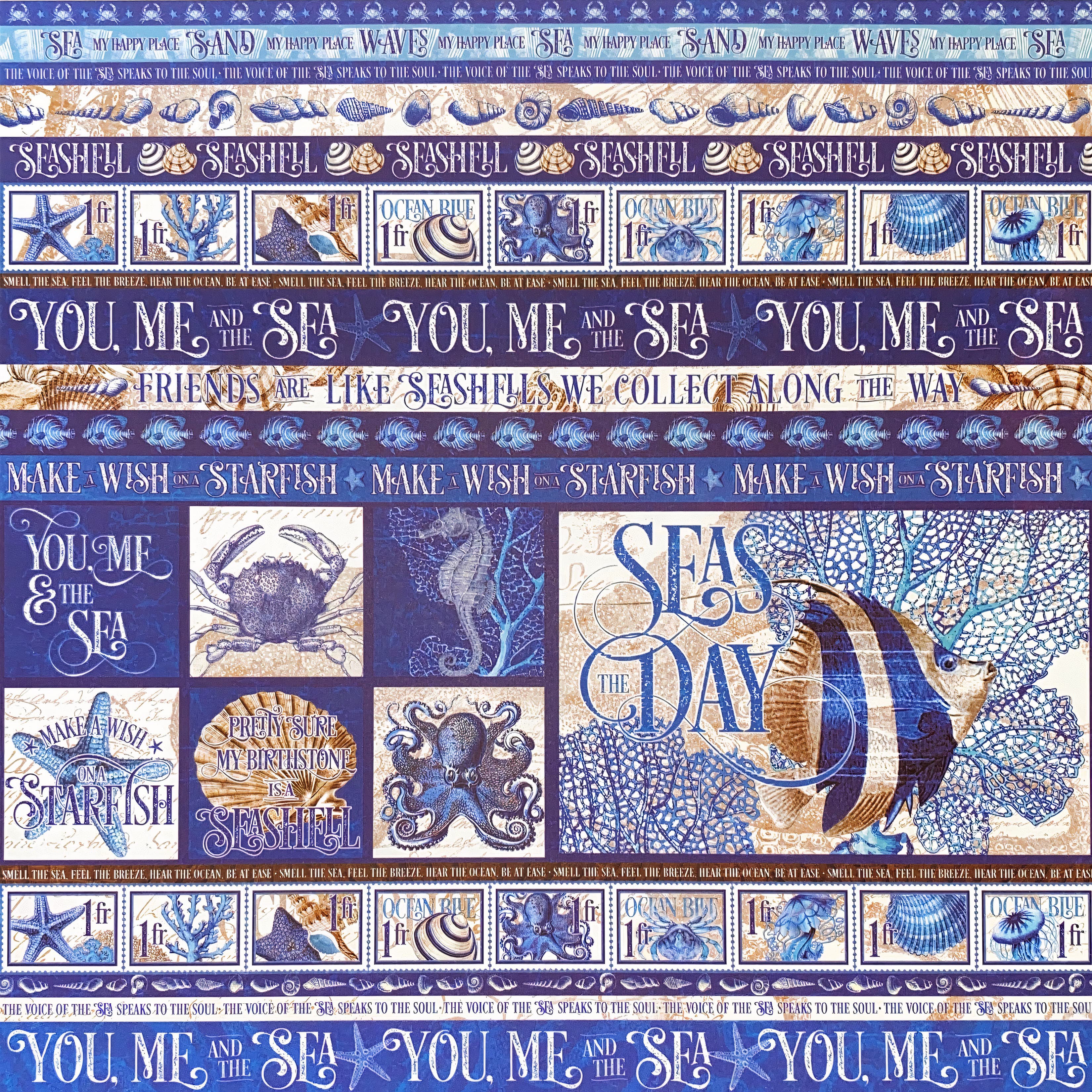 Under the Sea Botanical & Marine Printable Kit