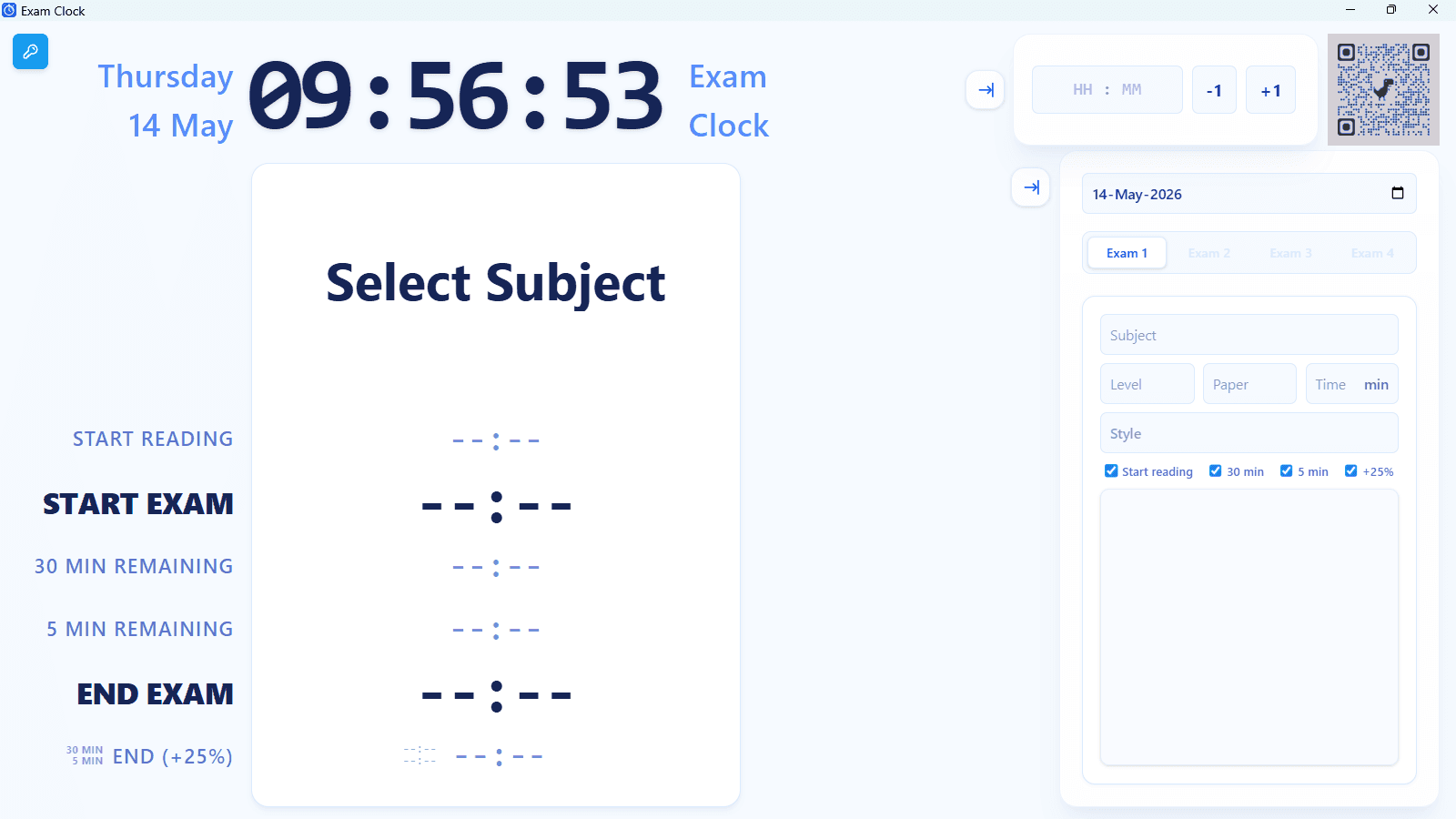 Exam Clock - Year Pass
