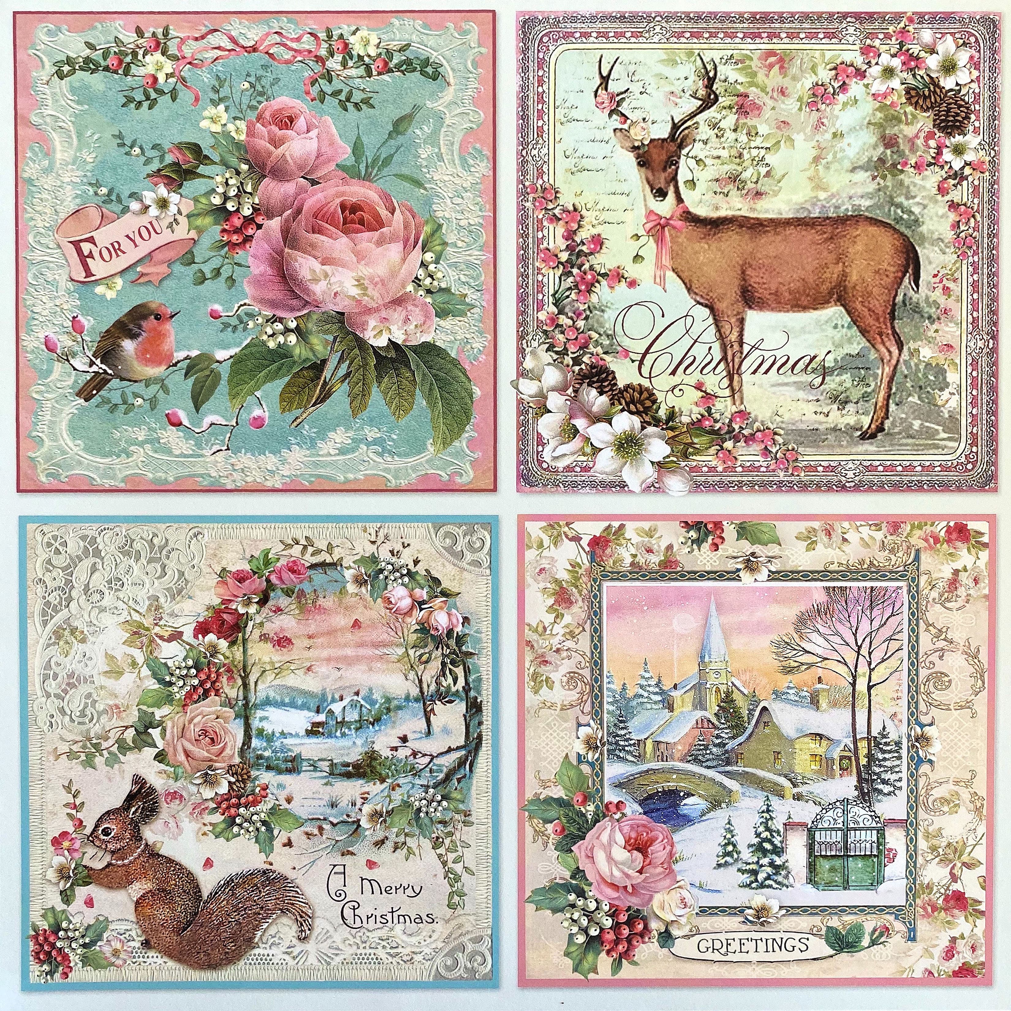 Victorian Christmas Ephemera & Journal Pages