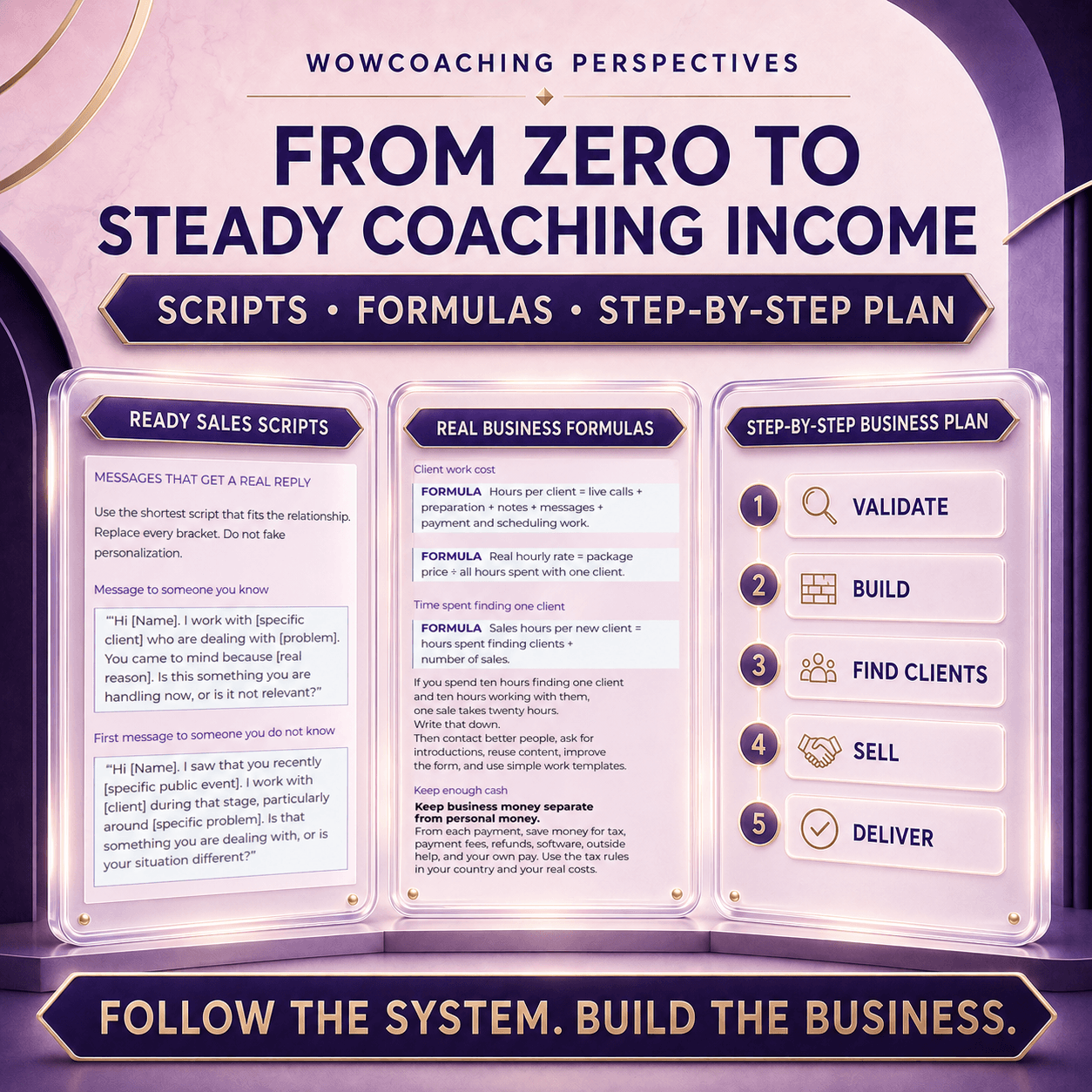 From Zero to Stable Coaching Step by Step Guide
