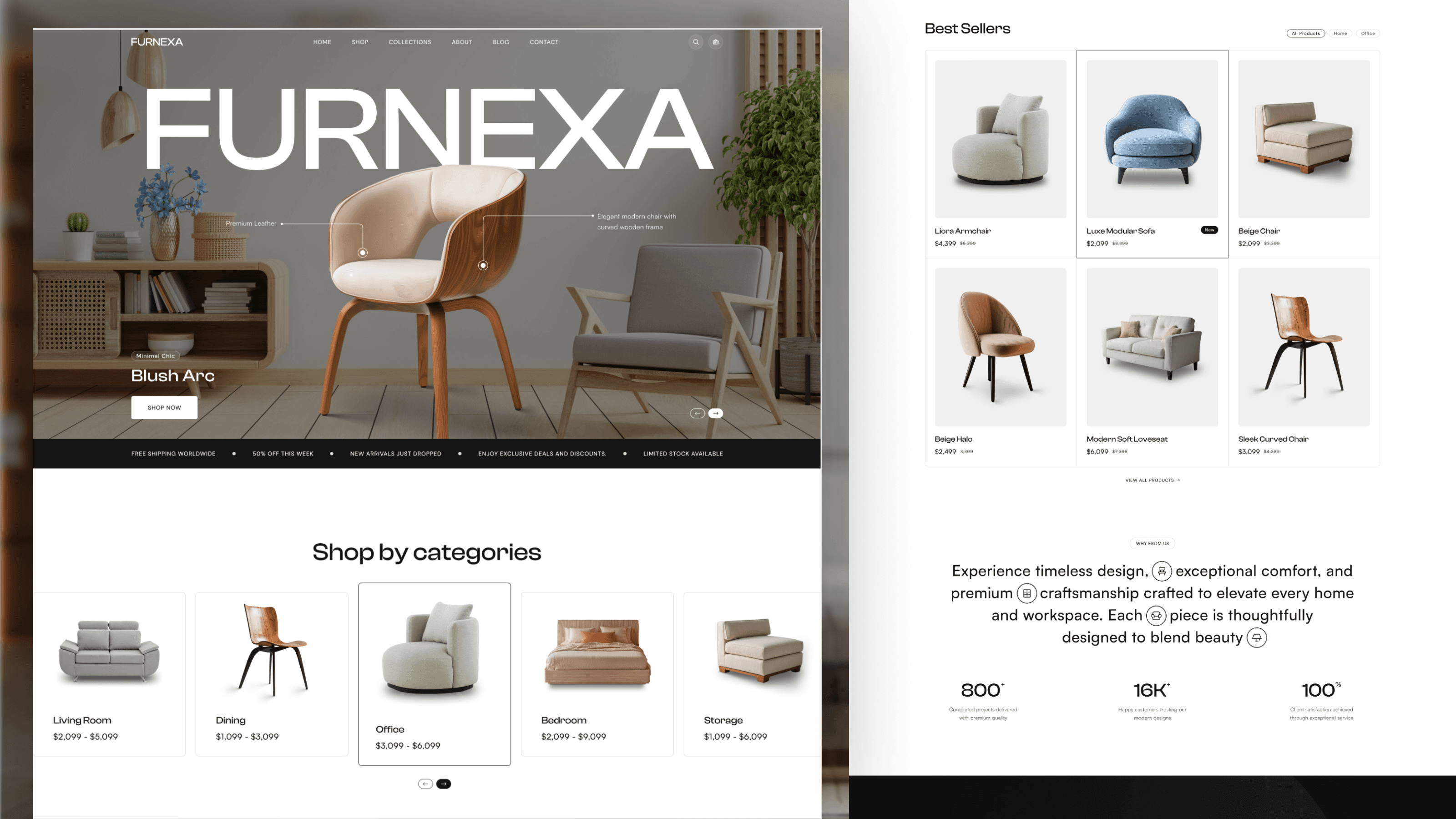 Furnexa - Luxury Furniture Store Template