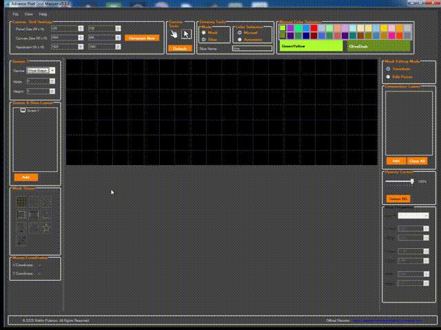 Advance Pixel Grid Mapper