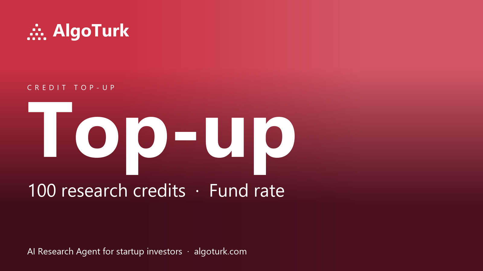 AlgoTurk Credits — Fund