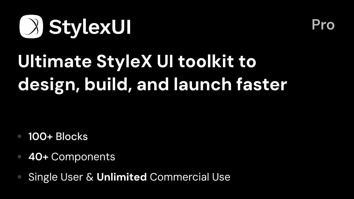 StylexUI Pro
