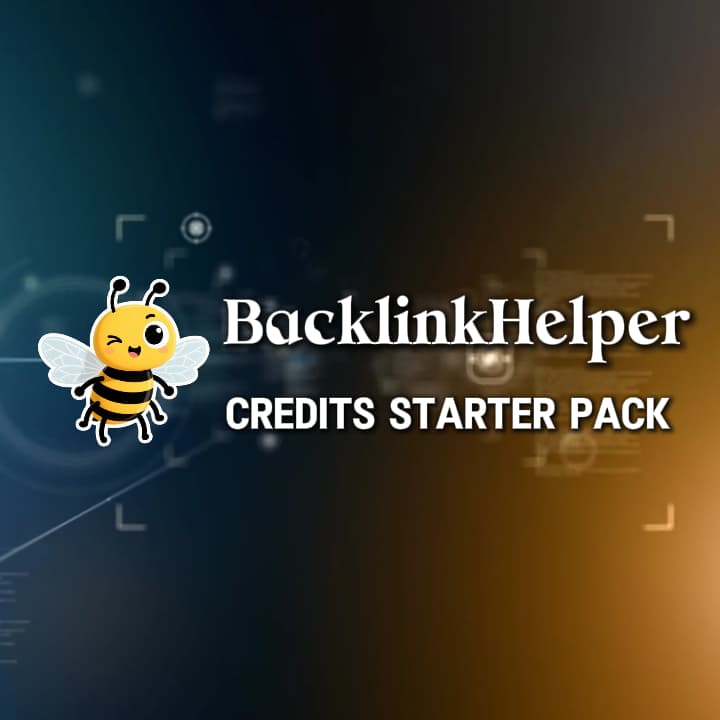 BacklinkHelper Credits Starter Pack
