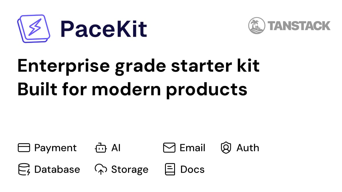 PaceKit Starter (Tanstack)