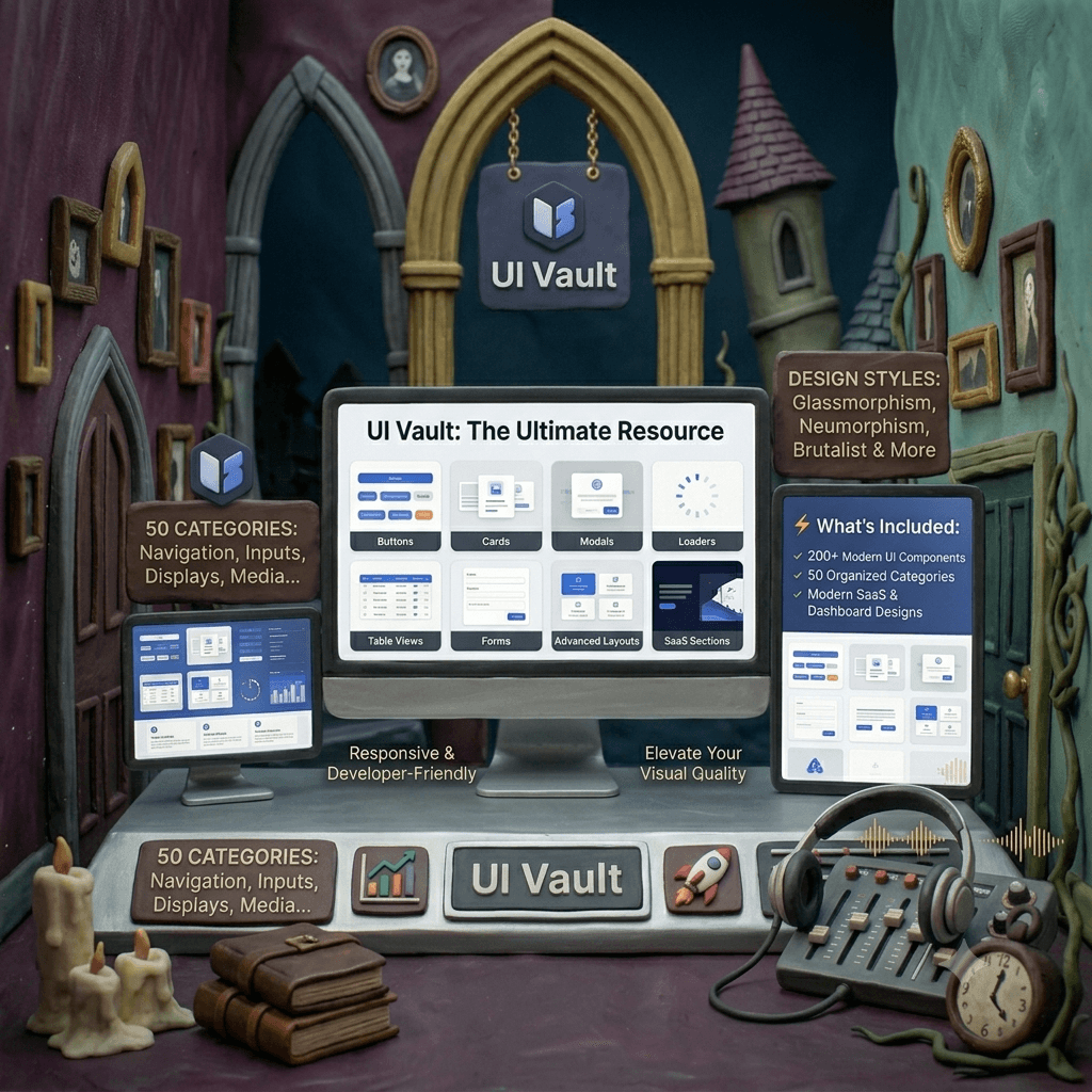 Frontend UI Vault — 200 Modern Components