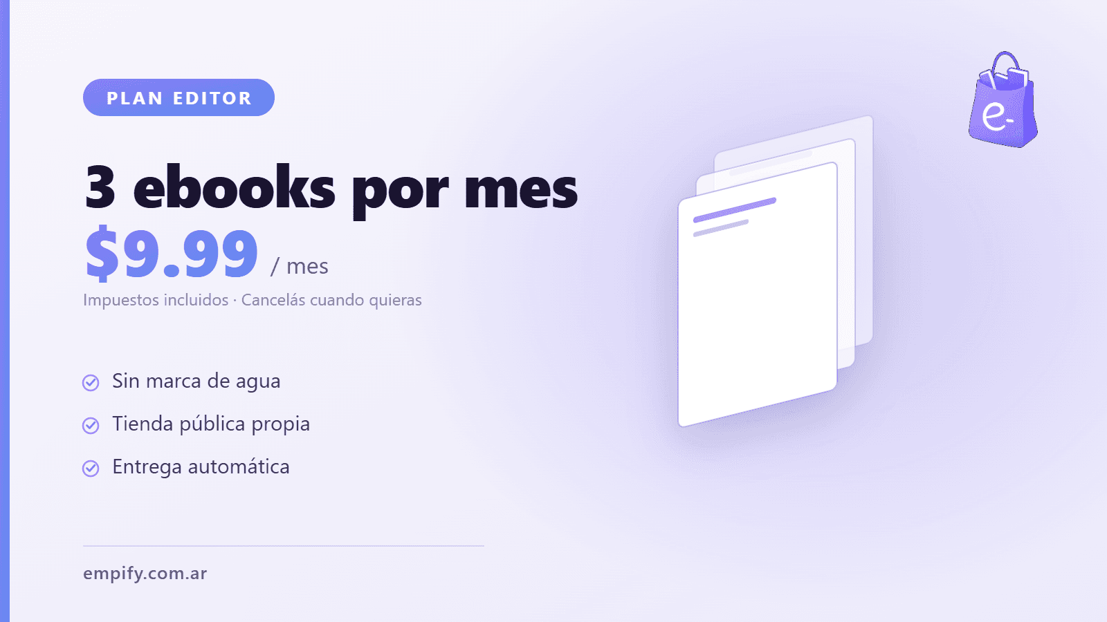 Empify Editor — Suscripción mensual