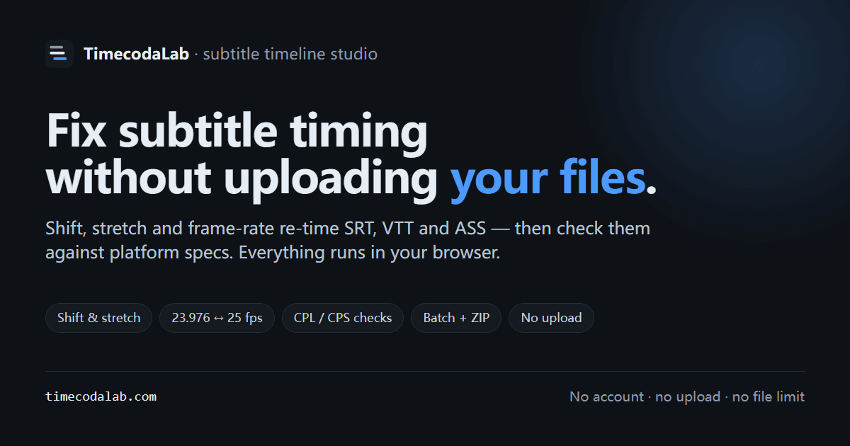 TimecodaLab Pro