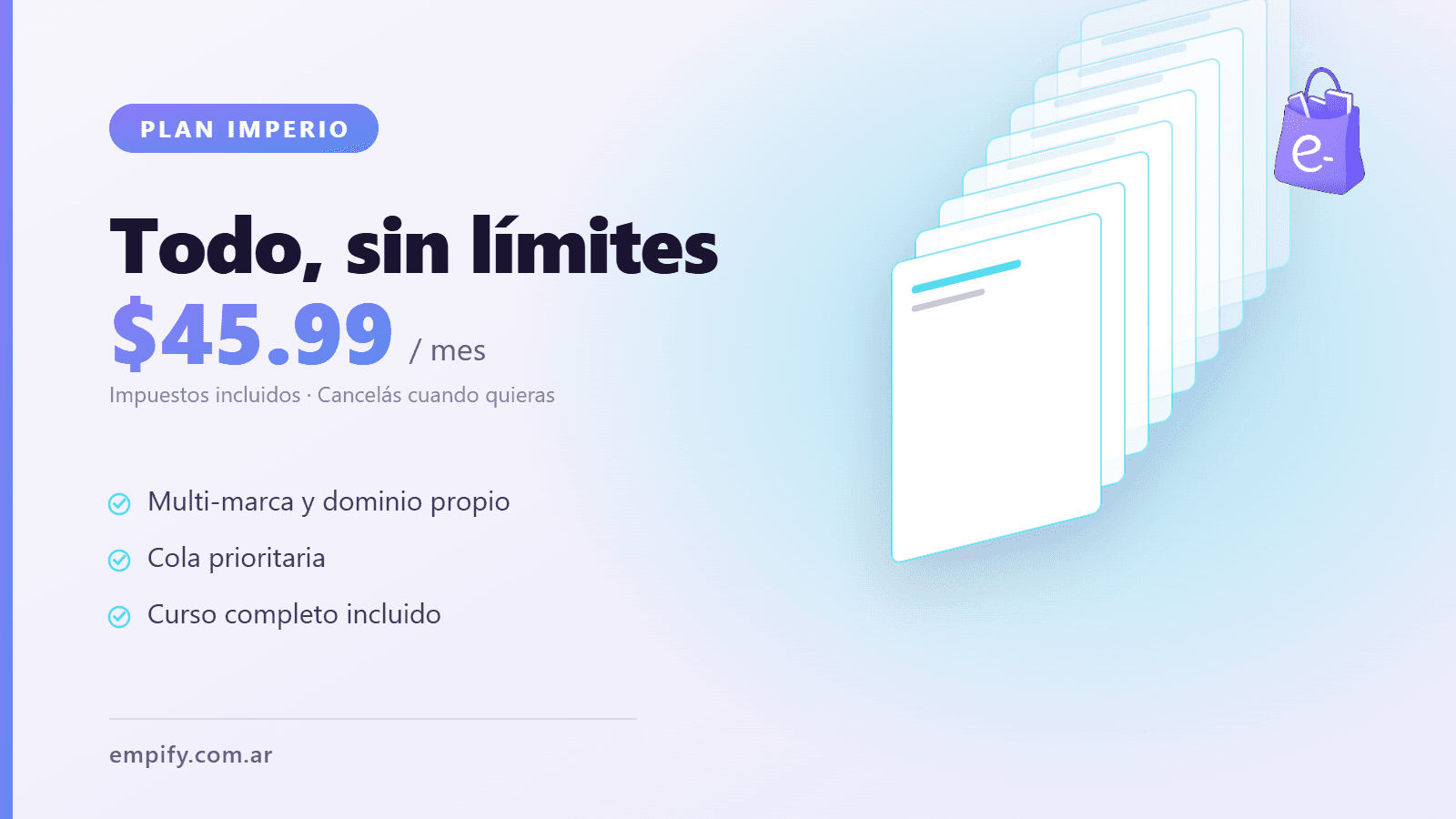Empify Imperio — Suscripción mensual