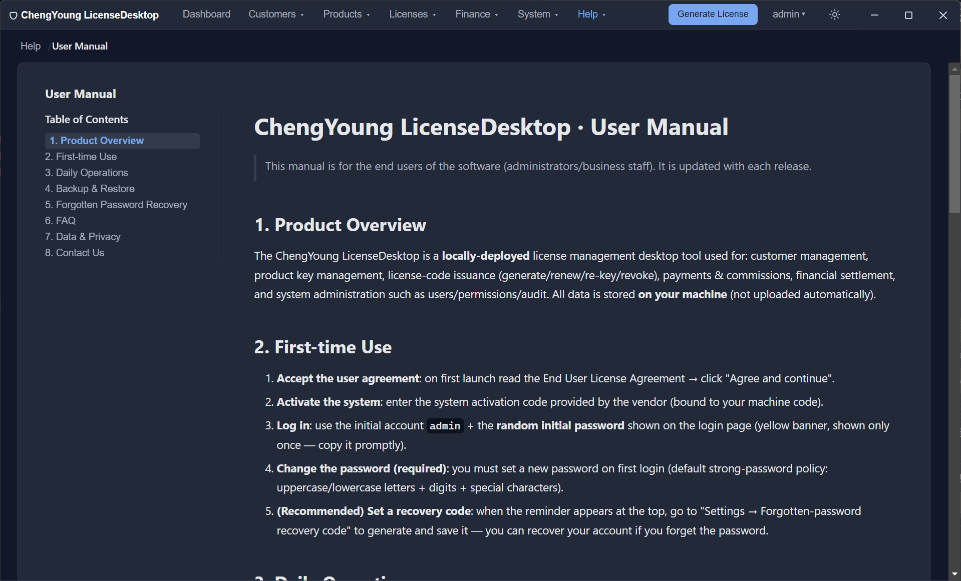 LicenseDesktop Enterprise