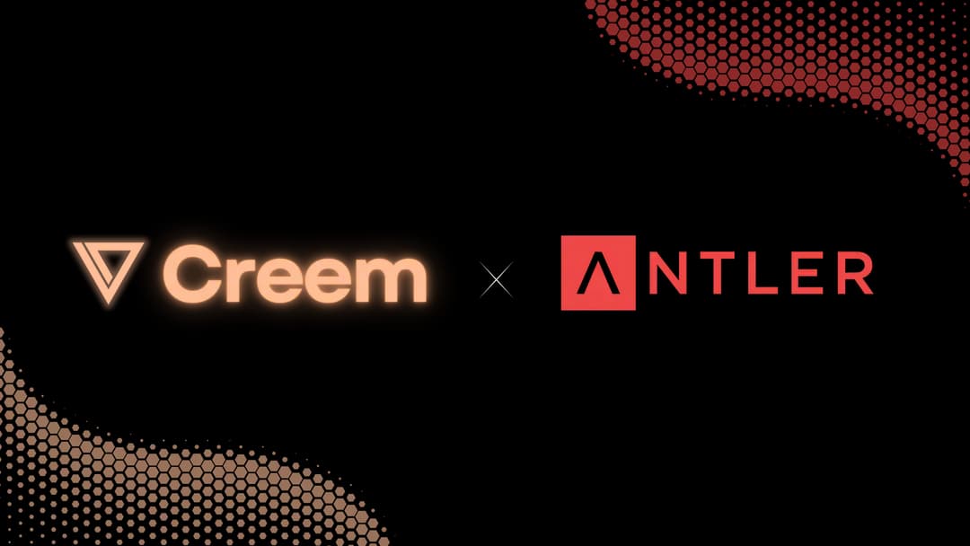 Creem Secures Antler Investment banner