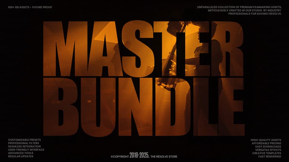 Resolve Master Bundle + FilmX Emulation Pro