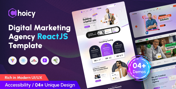 Choicy – Digital Marketing Agency React Template