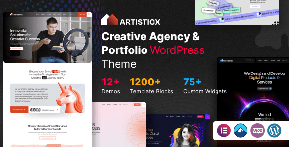Artisticx – Creative Agency WordPress Theme