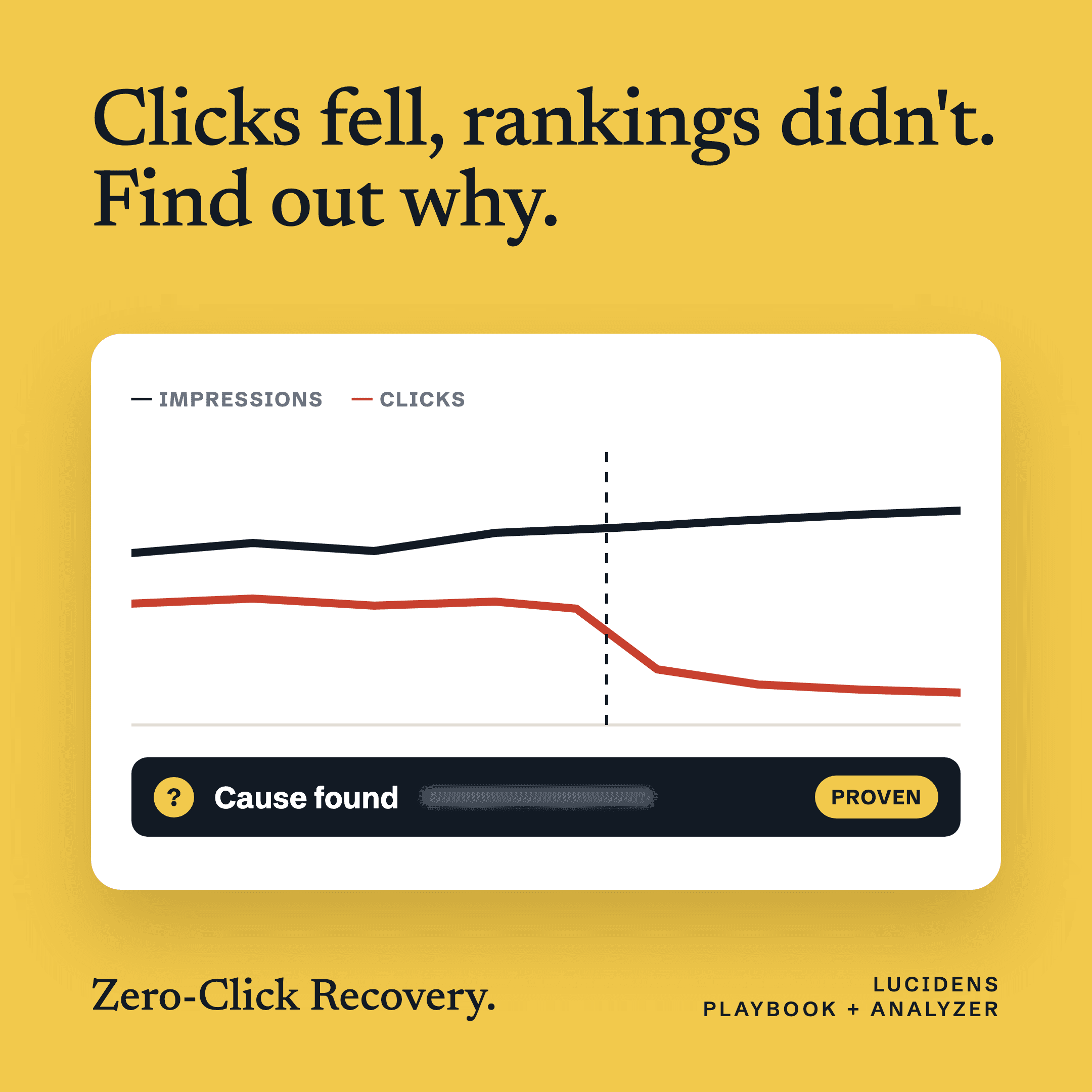The Zero-Click Recovery System: Diagnose an Organic Traffic Drop and Recover from AI Overviews and Google Updates