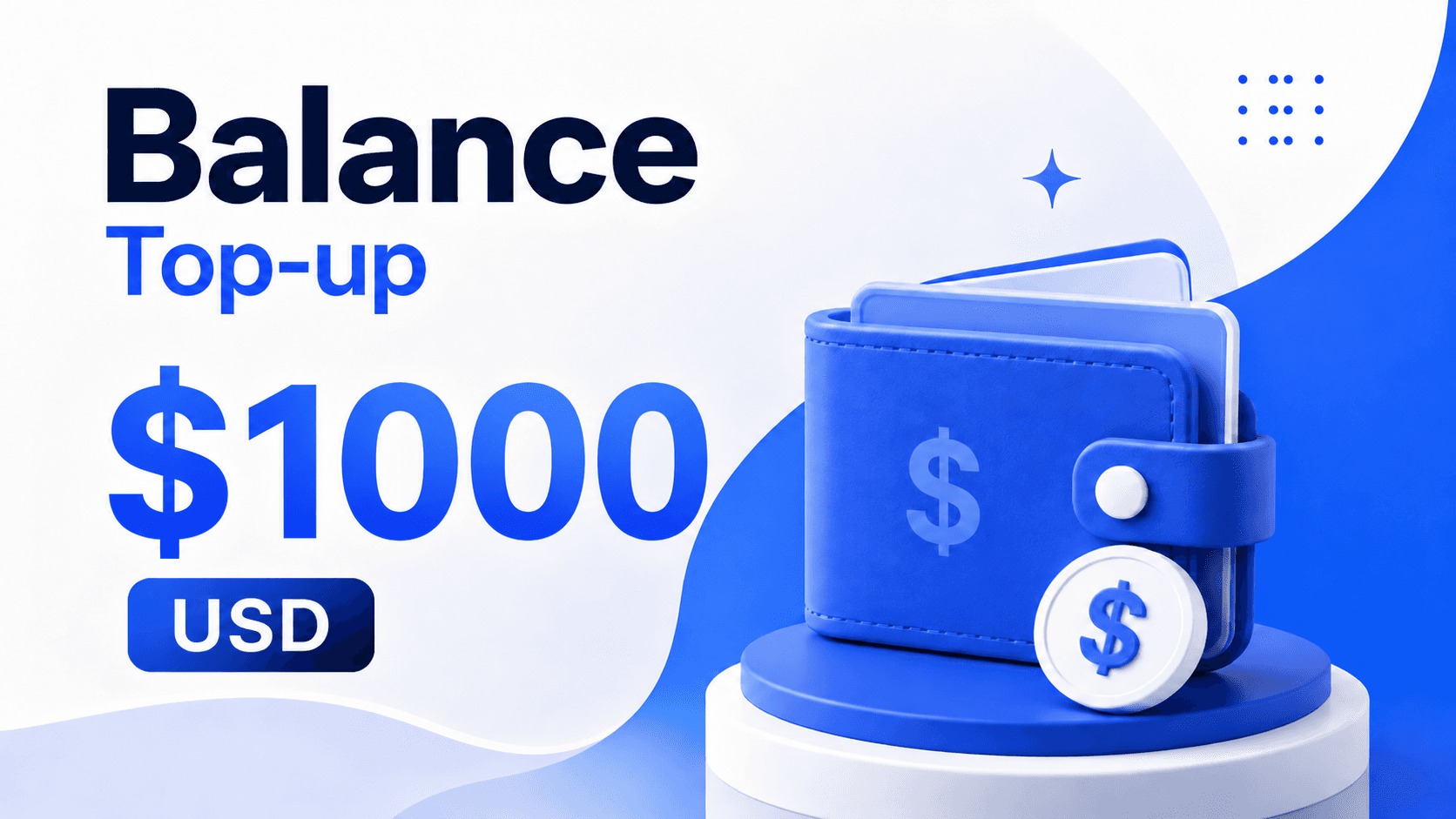 Balance Top-up | $1000 USD