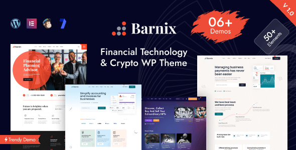 Barnix – Finance & Business WordPress Theme