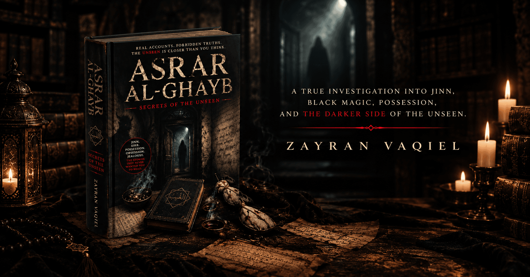 Secrets of the Unseen - Official Book by Zayran Vaqiel