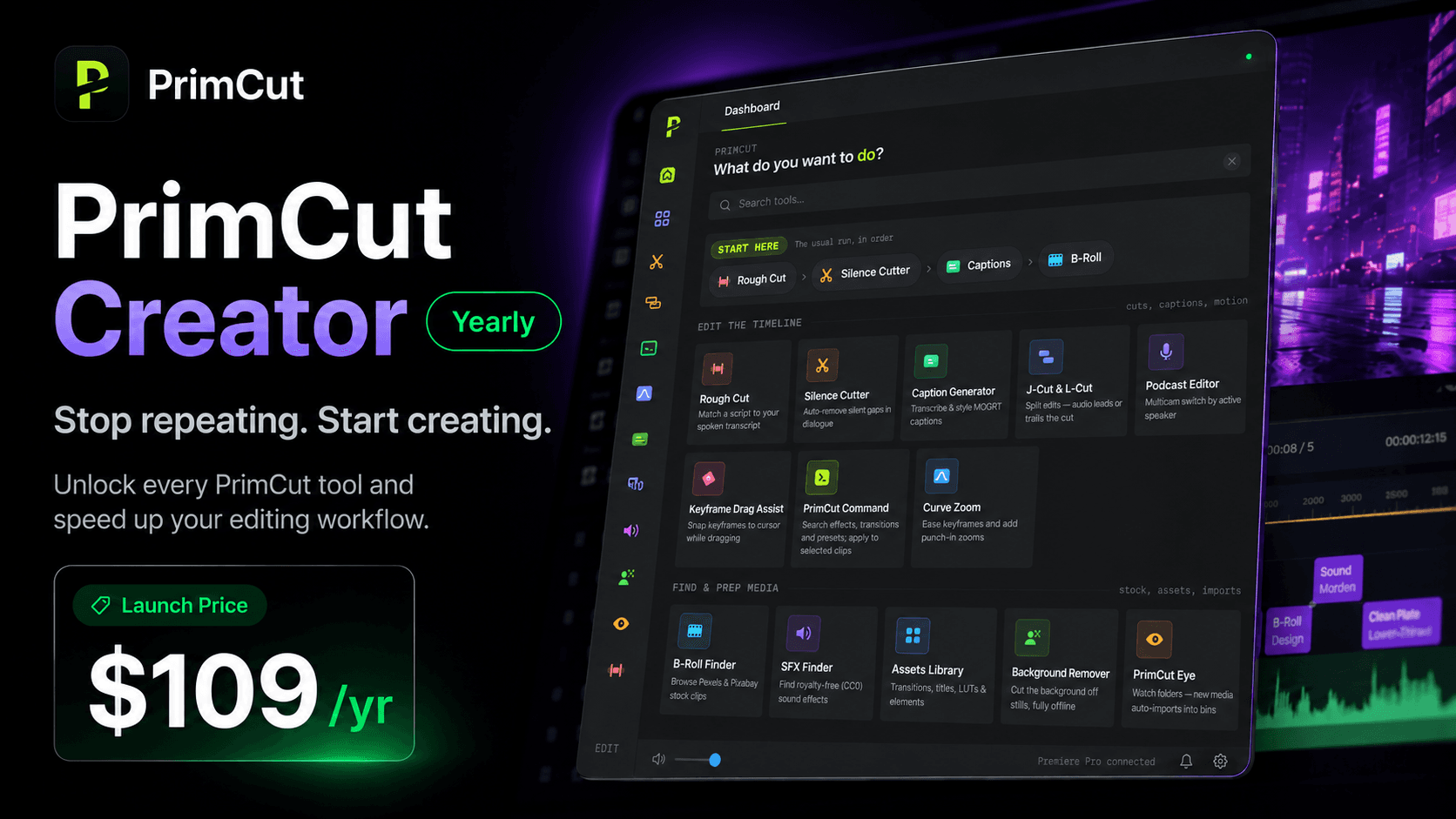 PrimCut Creator — Yearly