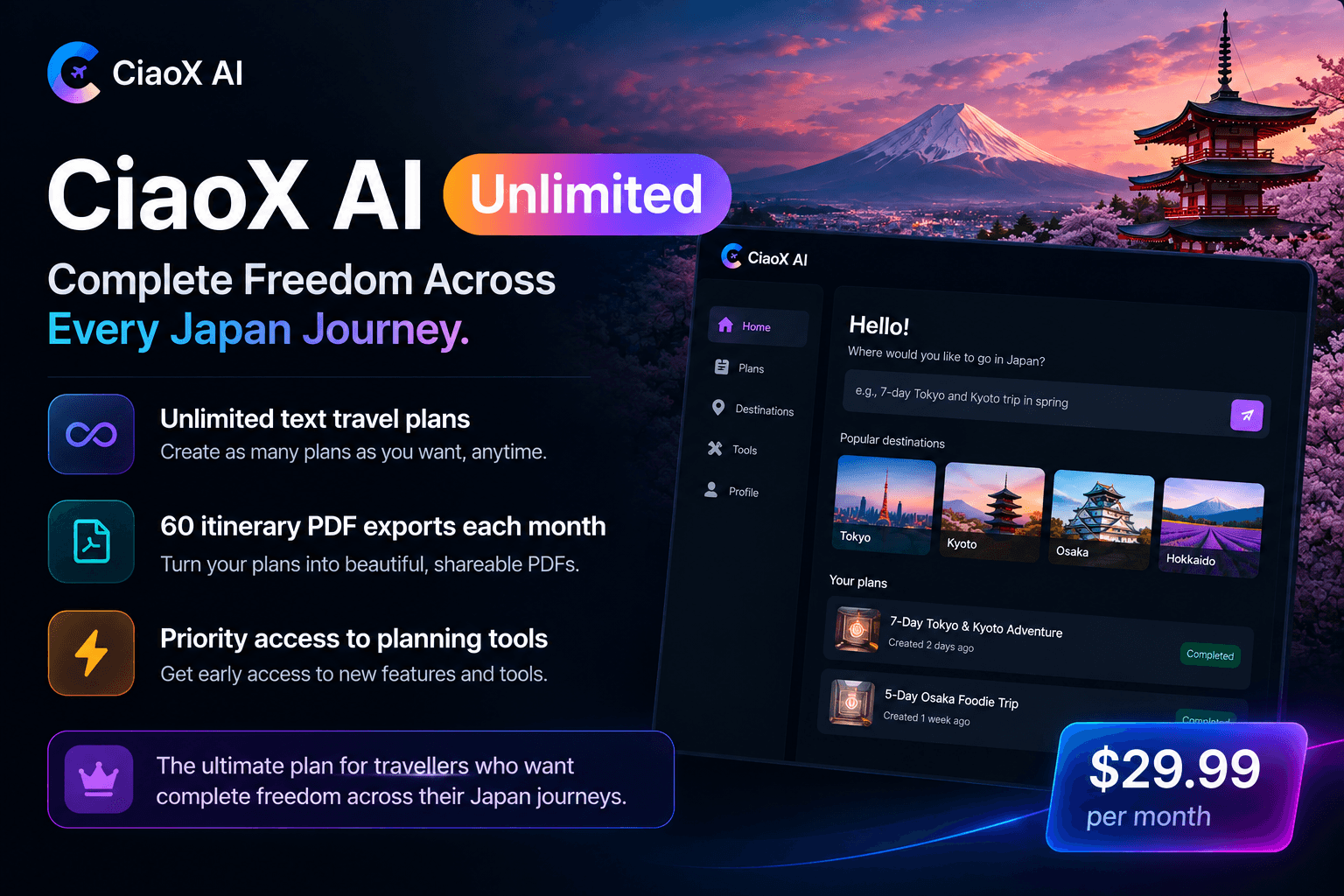 CiaoX AI Unlimited
