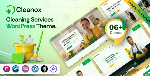 Cleanox – Cleaning Services WordPress Theme
