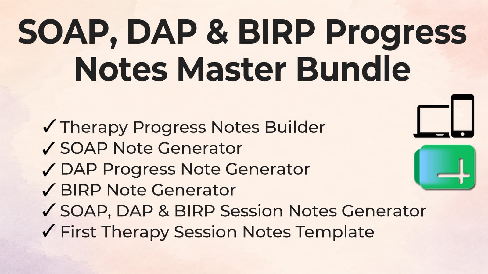 Therapy Notes & Progress Documentation Bundle (#02)