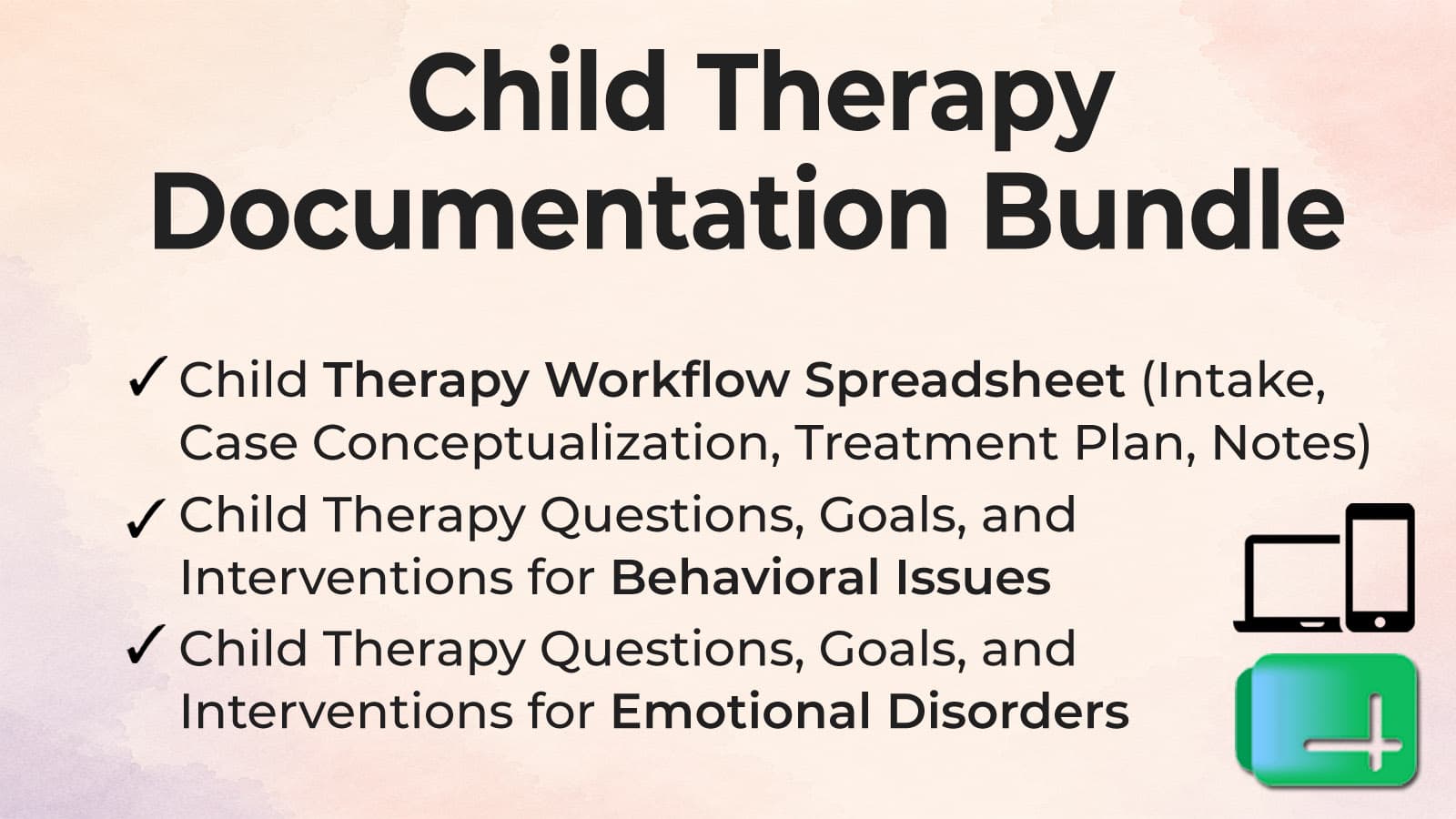 Child Therapy Documentation & Question Bundle (#06)