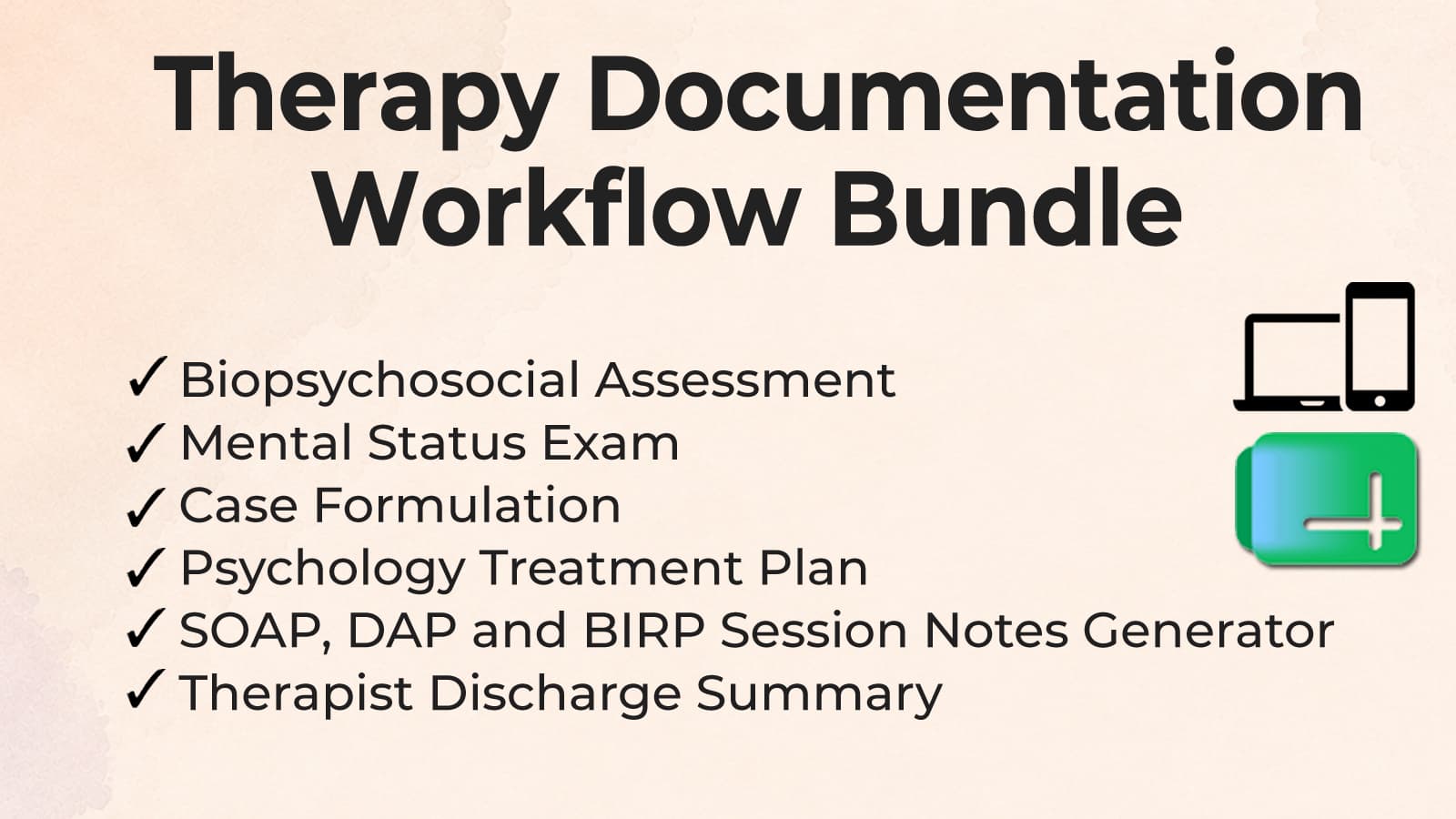 Therapy Documentation Workflow Bundle (#01)