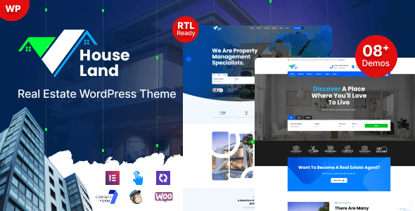 Houseland – Real Estate WordPress Theme
