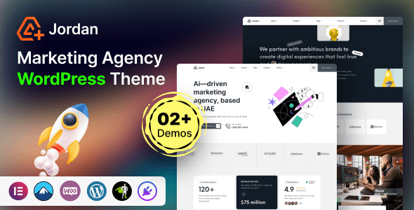 Jordan – Marketing Agency WordPress theme
