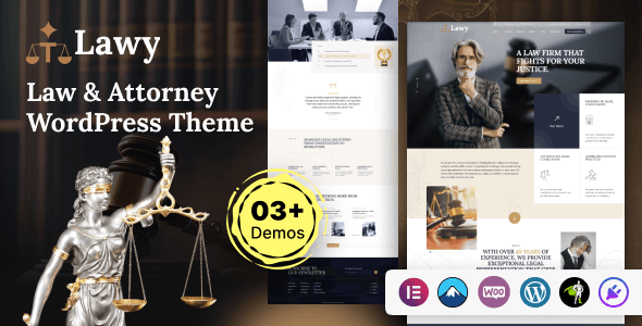 Lawy – Lawyer and Law Firm WordPress Theme