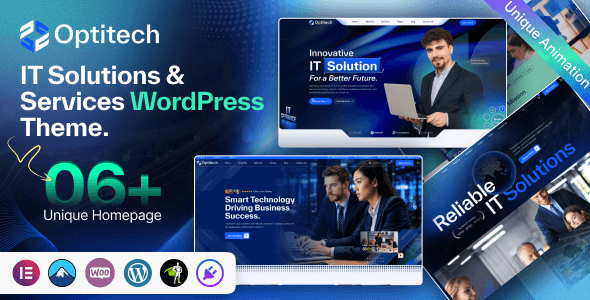 Optitech - IT Solutions and Services WordPress Theme
