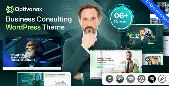 Optivanox - Business Consulting WordPress Theme
