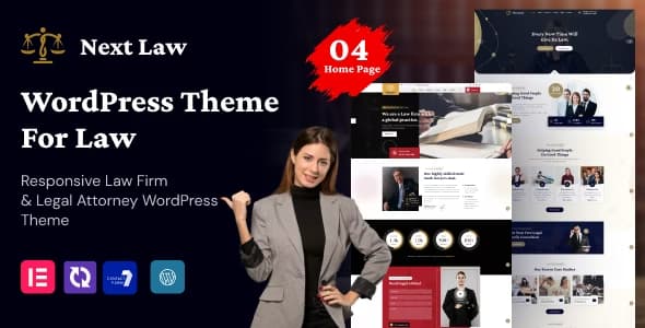 Nextlaw – Lawyer WordPress Theme