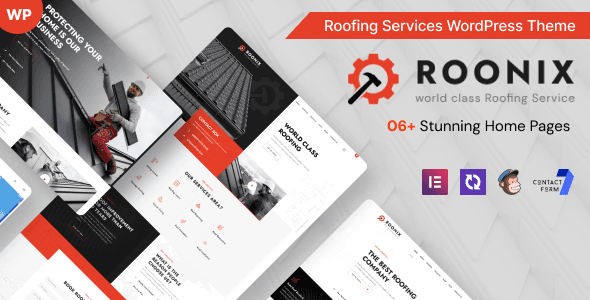 Roonix – Roofing Services WordPress Theme