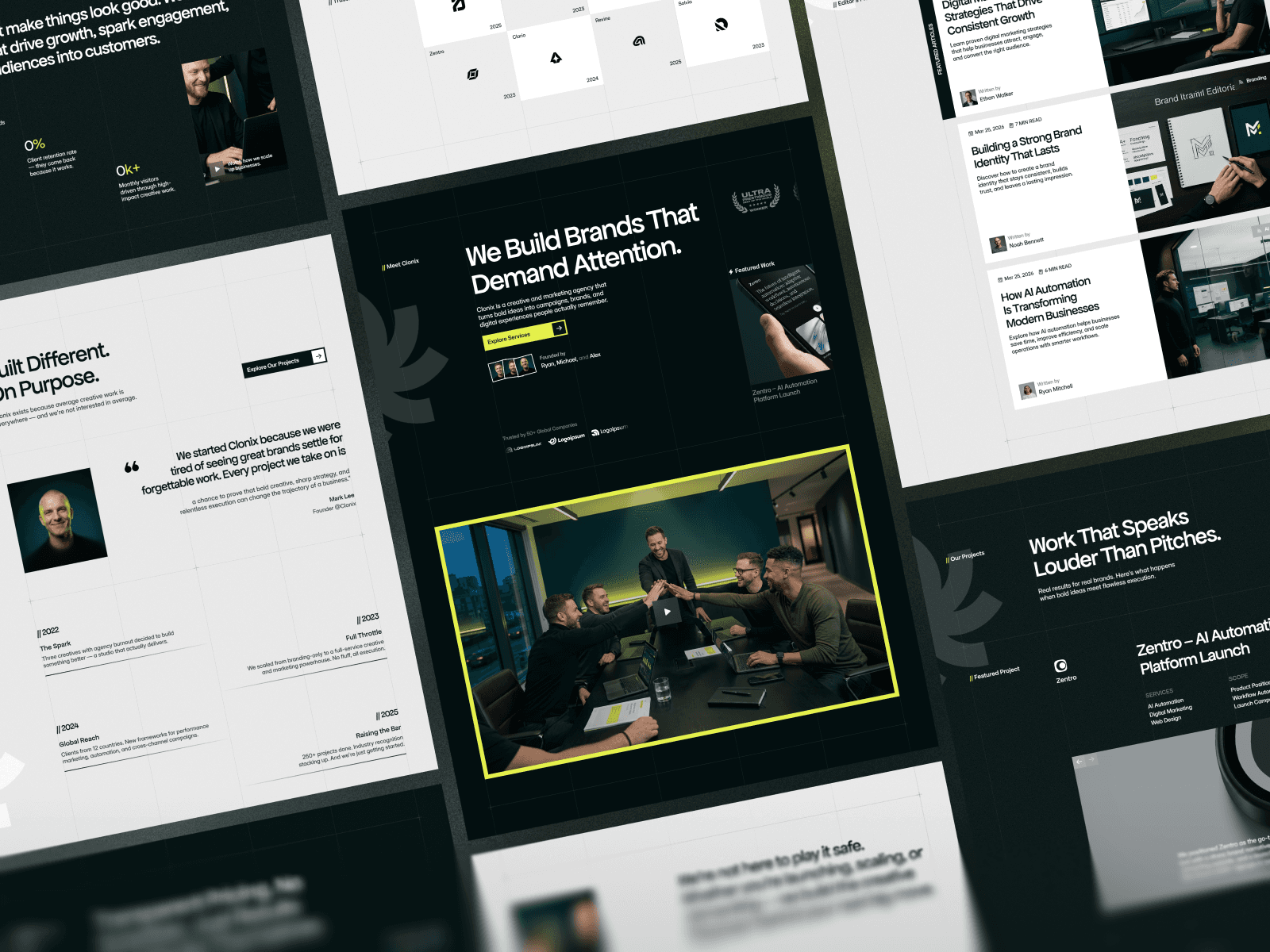 Clonix - MultiPurpose Agency Template