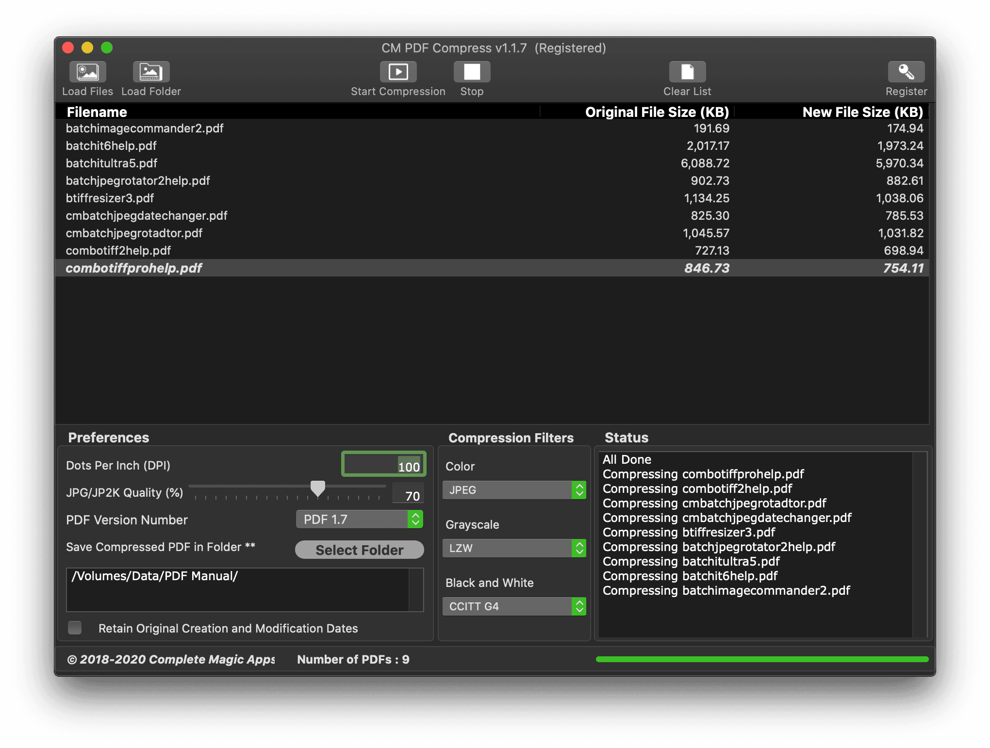 CM PDF Compress