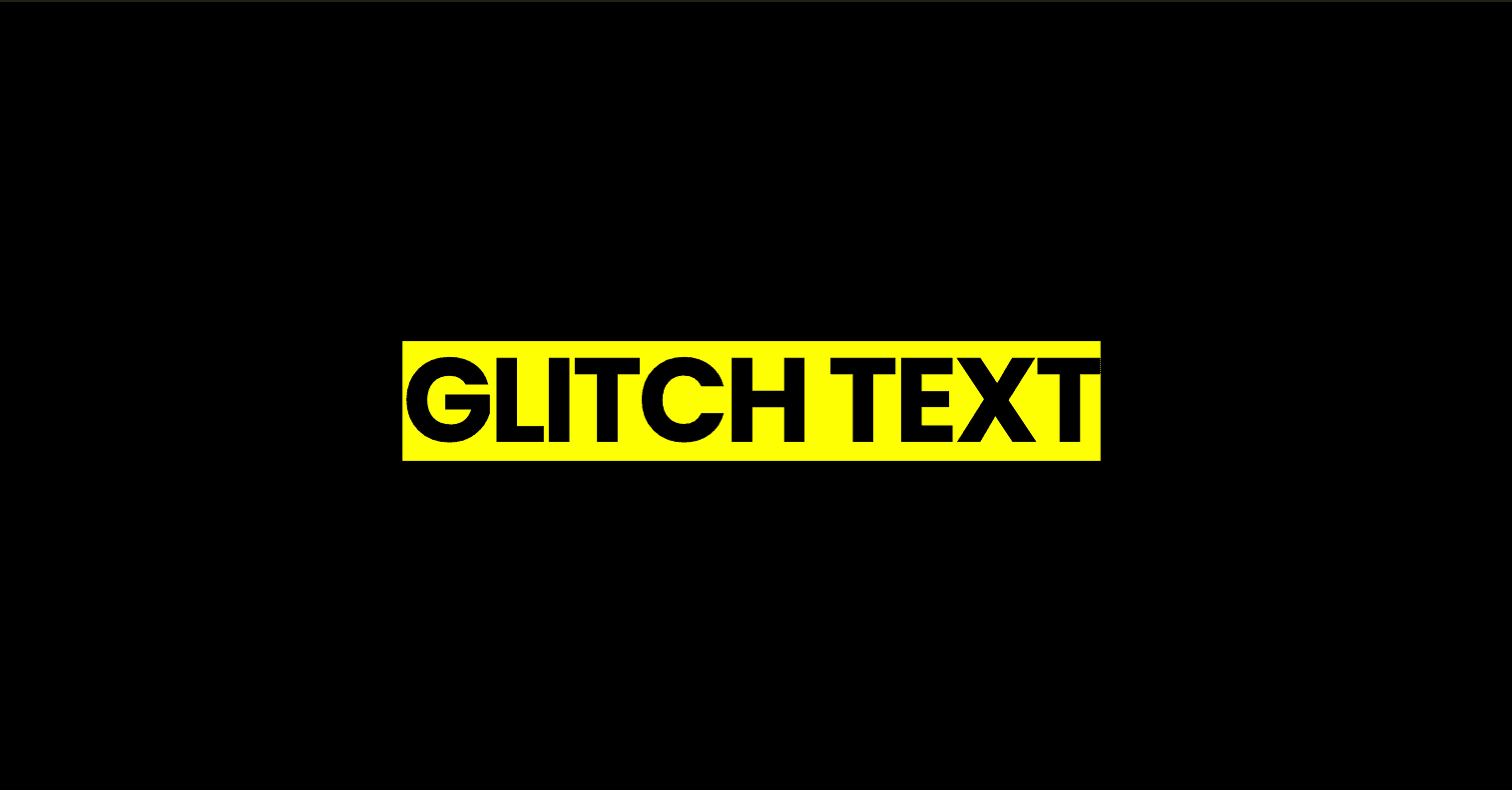 TextGlitch - Framer Component