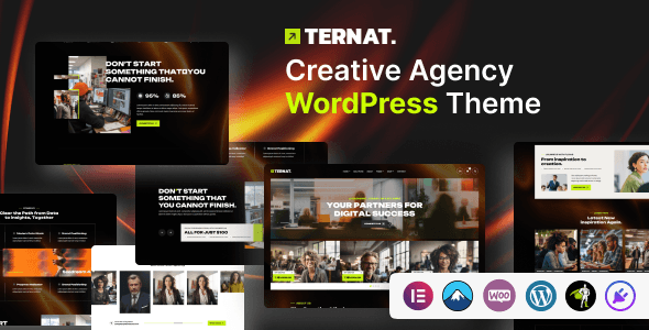 Ternat – Creative Agency WordPress Theme