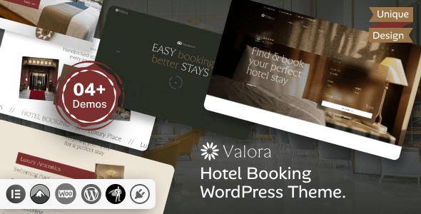 Valora – Hotel Booking WordPress Theme