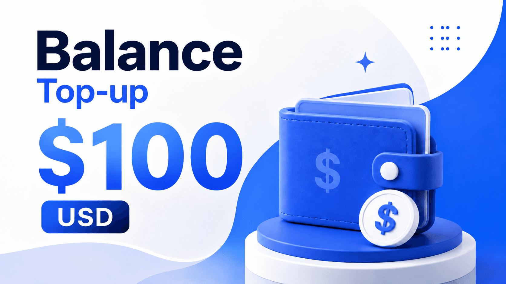 Balance Top-up | $100 USD