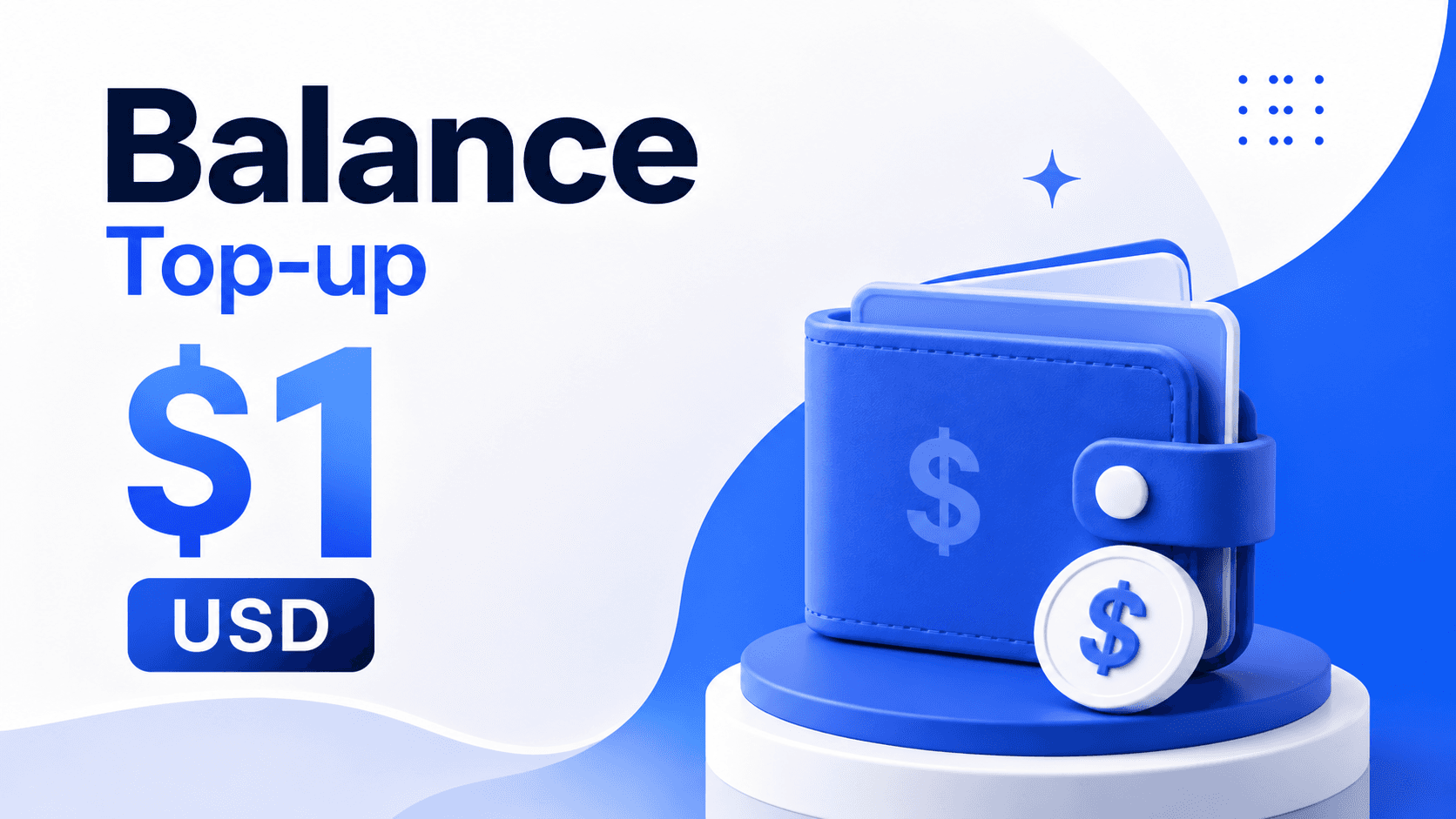 Balance Top-up | $1 USD