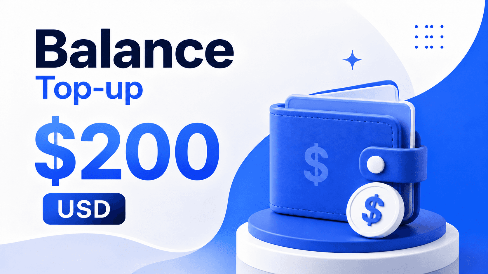 Balance Top-up | $200 USD