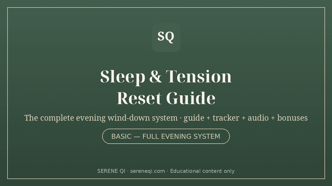 Sleep & Tension Reset Guide — Basic