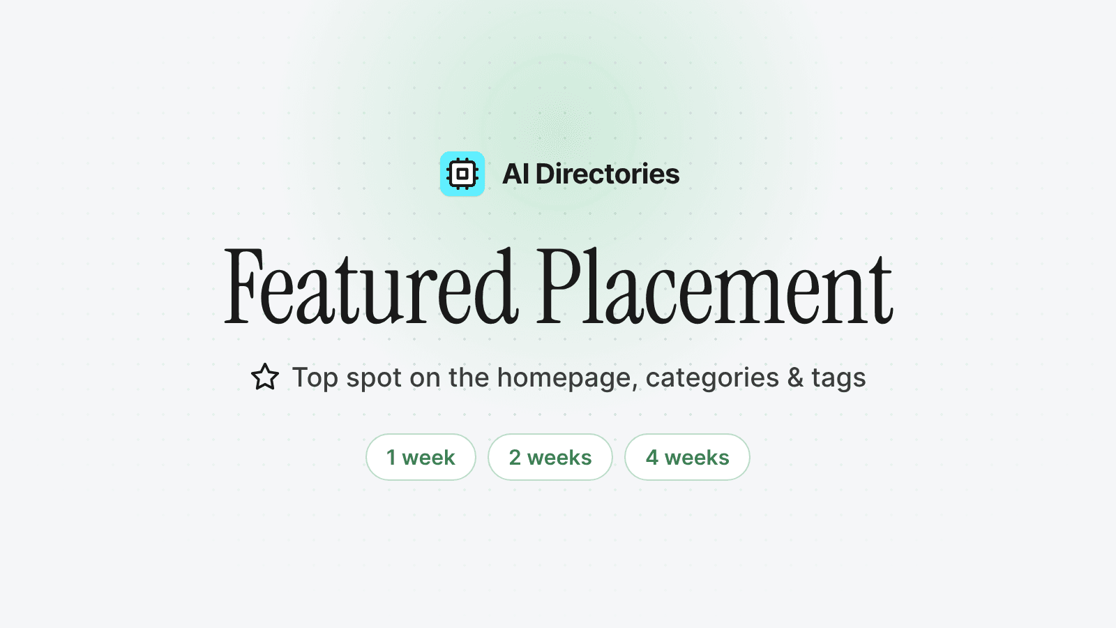 4 Weeks Featured (Recurring)