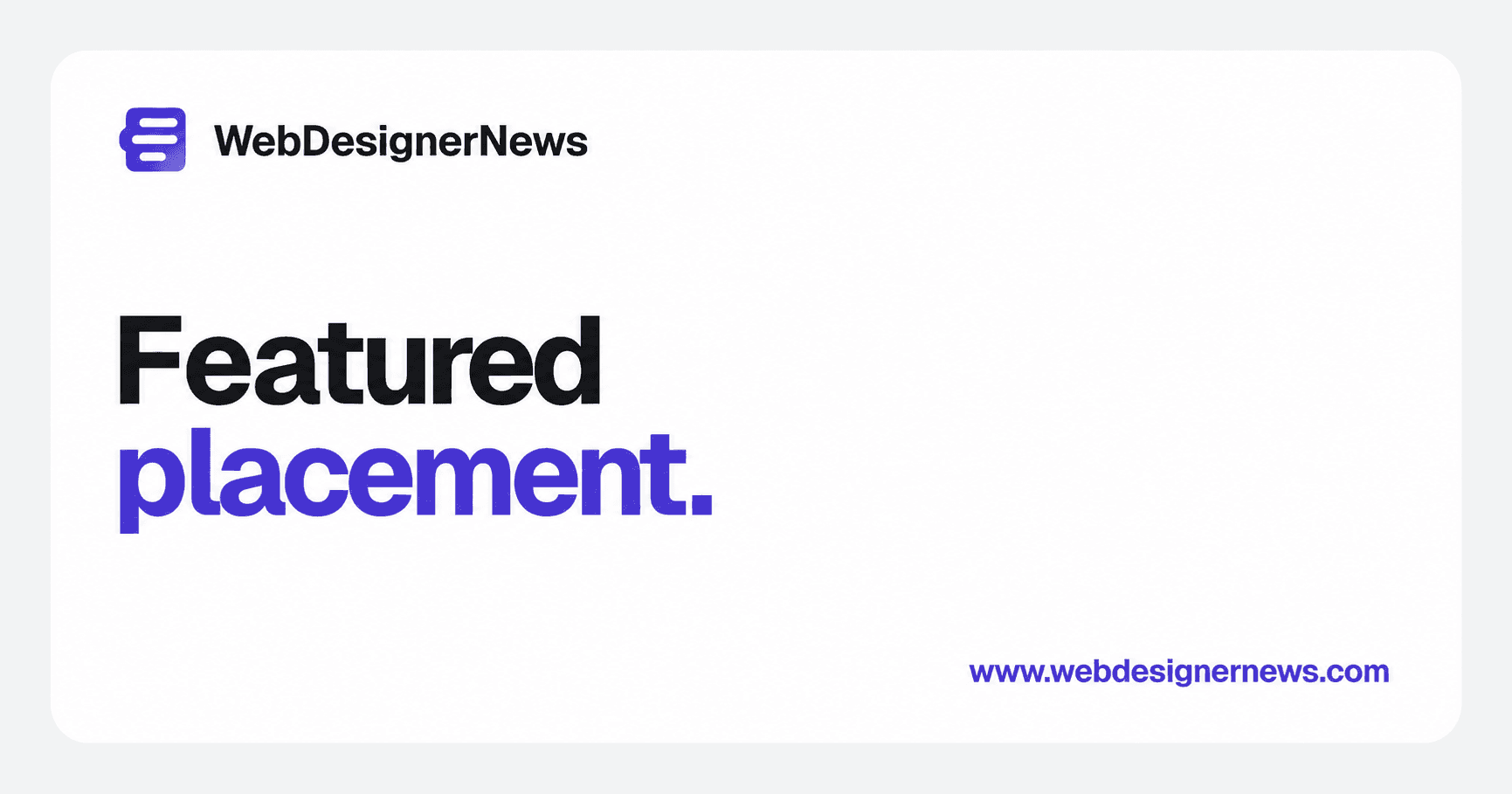 Featured placement