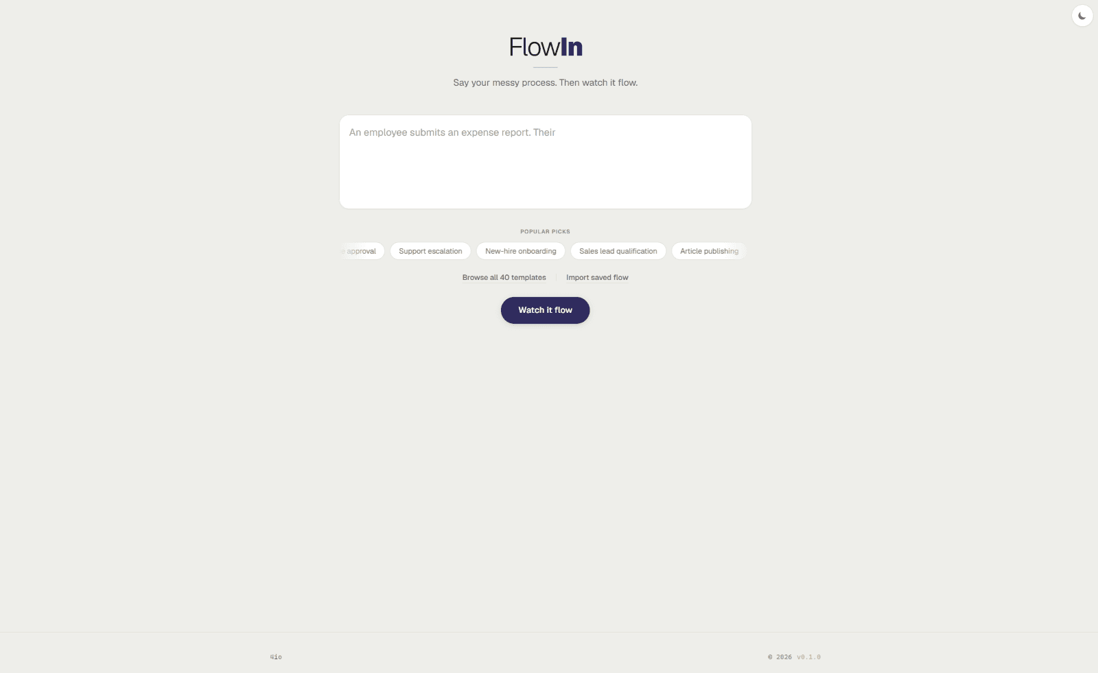 FlowIn • Monthly Subscription